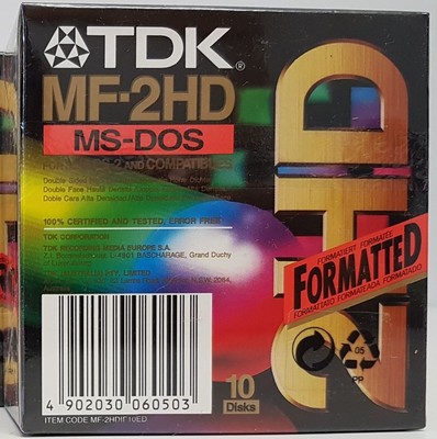 Disketten TDK MF-2HD 10x 3,5 Zoll NEU Floppy Disk MS-DOS 1,44MB