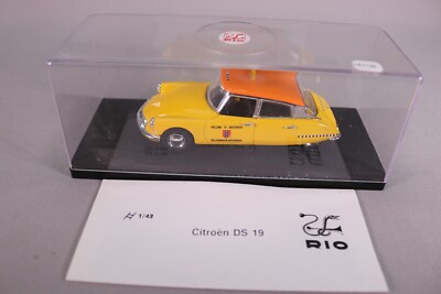 RIO-MODELS SL008 Echelle 1/43 | CITROEN DS19 TAXI DE PARIS 1963 BLACK RED