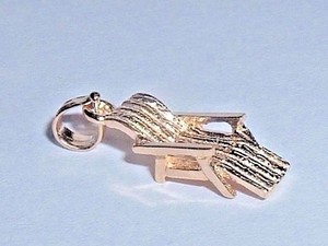 Details About 14k Yellow Gold 3d Beach Pool Lounge Chair Charm