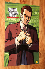 Grand Theft Auto Liberty City Stories GTA Rare Map / Poster .