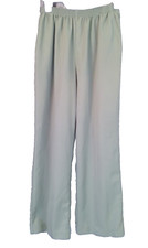 Alfred Dunner Adeline Vintage Celery Proportioned Flat Front Pants Size 12