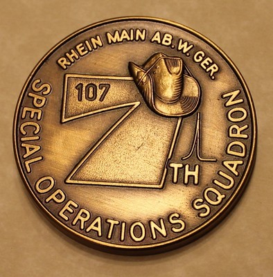 7th Special Operations Squadron Rhein Main Serial #107 Air Force