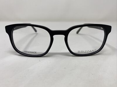 BRIZZANT BZ068 EBANO AARON 51-20-143 Black Full Rim Eyeglasses Frame XK47