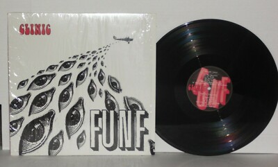 CLINIC Funf UK LP VG+ 2007 Domino Vinyl WIGLP192 Plays Well 