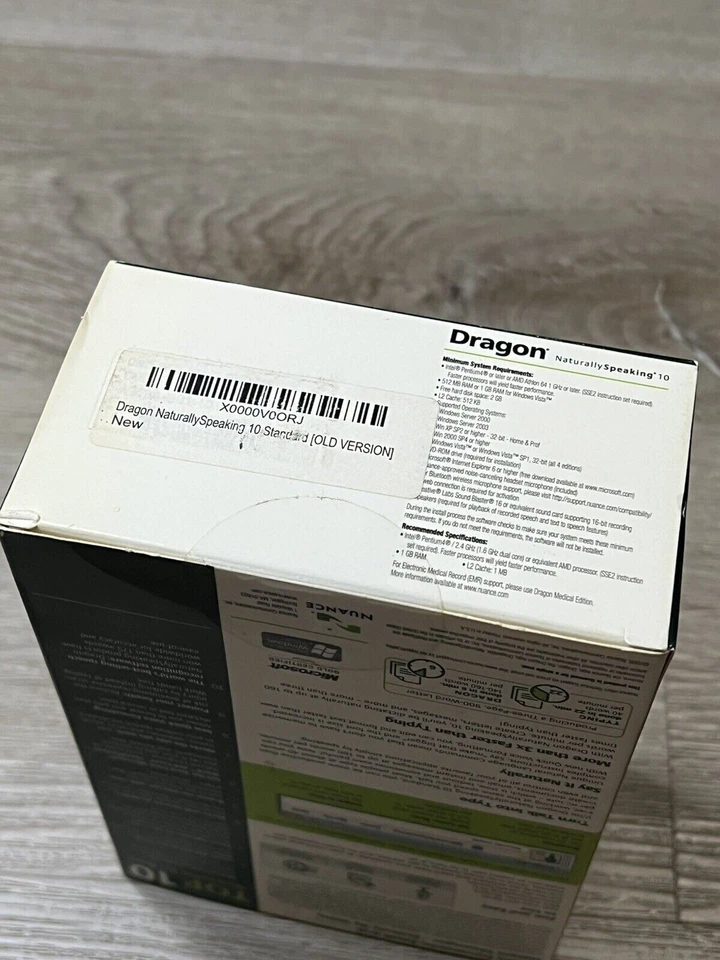 Dragon Naturally Speaking 10 Standard Speech Recognition Software (PC) SEALED - Image 3 of 4