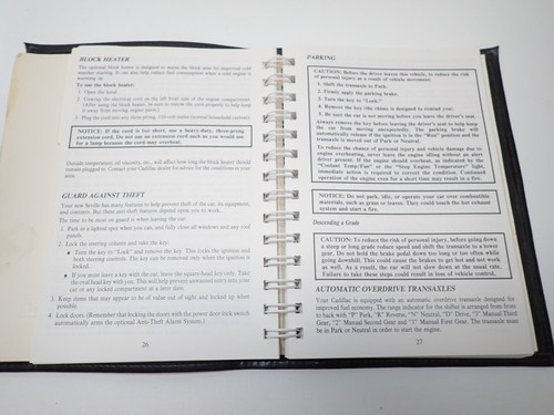 Vintage 1988 Cadillac Seville Owners Manual & Warranty Assistance Information - Picture 10 of 15