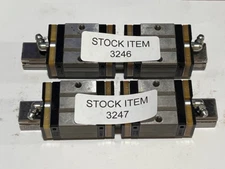 QTY 1 NSK LS20 159.7mm Linear Rail / Slide / Guide w/ 2 NSK LS20 Bearing Blocks