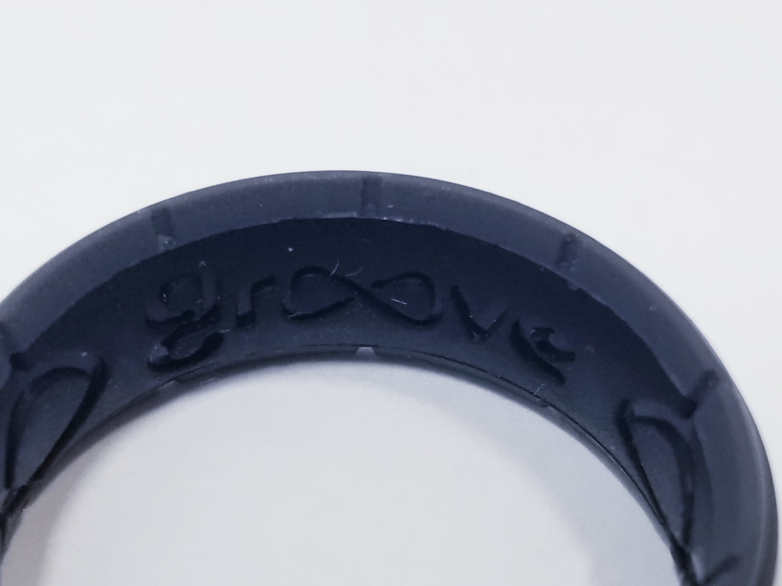 GROOVE RING Zeus Step Deep Stone Grey Ring sz 13 Gem