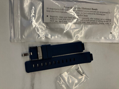Silikon-Armband für Fitbit Inspire 2 + 3 dunkelblau