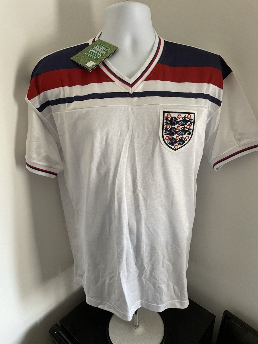 Football Kit 1982 England World Cup Shirt Score Draw England Kit