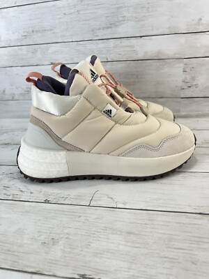 Womens Adidas X_PLRBOOST Puffer Sneaker/Boots Chalk White Carbon