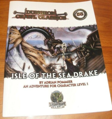 Dungeon Crawl Classics DCC 55 Isle Of The Sea Drake D&D AD&D 