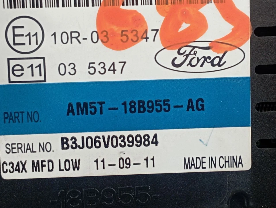 FORD FOCUS III 10-20 MULTIMEDIA DISPLAY AM5T-18B955-AG - Bild 4 von 4