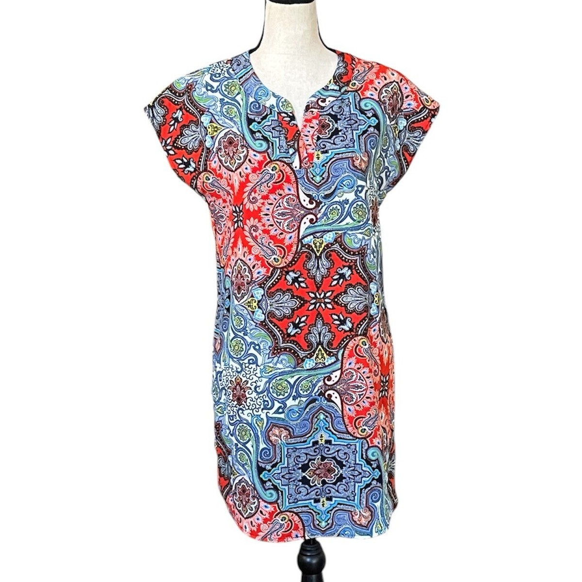 bright orange shift dress BOSS SLIM-FIT BUSINESS DRESS - Shift dress - bright orange/orange