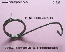 TD2 Brake Pedal Spring, Yamaha TD3 Brake Pedal Spring, 90508-23029, TR3, TZ250A