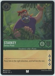 Starkey - Devious Pirate 88/204 Into the Inklands Cold Foil