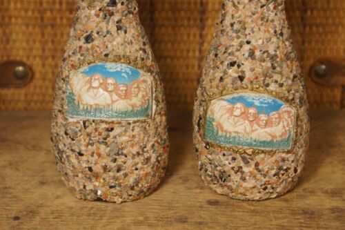 Mid Century Modern Mount Rushmore Souvenir Art Vases REALLY COOL MCM! - Picture 3 of 6