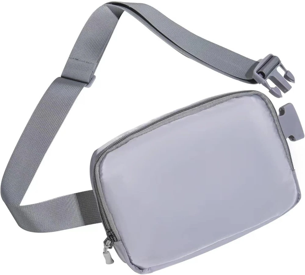 Belt Bag Fanny Pack Crossbody Bags for Women Belt Bag Waist Packs with 3 Pockets