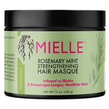 Mielle Organics Rosemary Mint Strengthening Hair Masque, Essential Oil & Biotin
