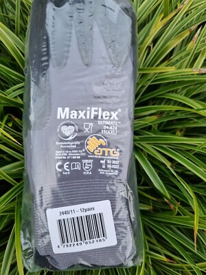 ATG MaxiFlex 34-874 Ultimate 12 Paar Montage-Garten-Arbeitshandschuhe Gr:11/XXL