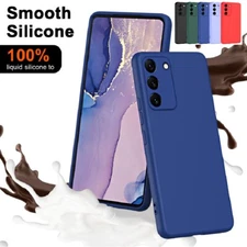 Shockproof Soft Liquid Silicone Phone Case For Samsung Galaxy S23 Ultra S22 21FE