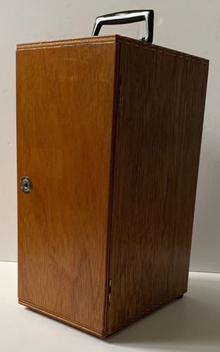 VINTAGE INDUSTRIAL WOODEN BOX 1950S LOCKABLE TOOL CASE CHEST MID CENTURY STORAGE - Picture 5 of 23