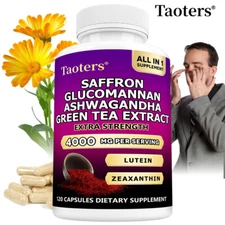Saffron Capsules - Calm Mood,Relax Mind,Eye And Vision Health Support