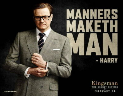 281849 Kingsman The Secret Service Harry Hart Spy Movie PRINT POSTER