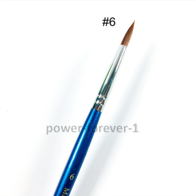 3Pcs Dental Brush Pen Porcelain Denture Brushes 6# Dentin Enamel Powder Ceramic