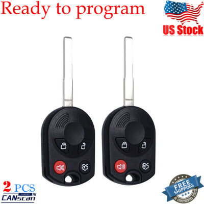 2 For 2013 2014 2015 2016 2017 2018 2019 Ford Focus C-Max Escape Remote Key Fob