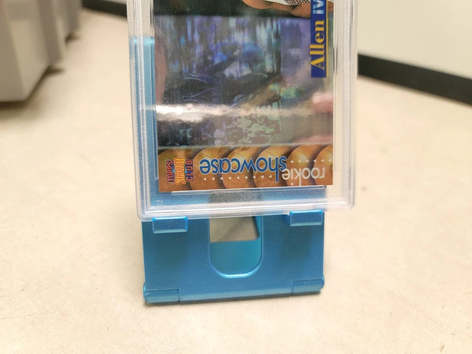 1996 Stadium Club Allen Iverson Rookie Showcase RC PSA 9 MINT🤩T6953 - Image 3 of 4