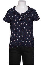 Naketano Bluse Damen Oberteil Hemd Hemdbluse Gr. S Marineblau #qmahrdd