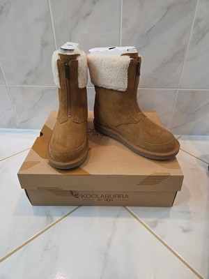 NEW KOOLABURRA BY UGG BIG KIDS GIRLS LYTTA  BROWN  SUEDE BOOTS 5.0