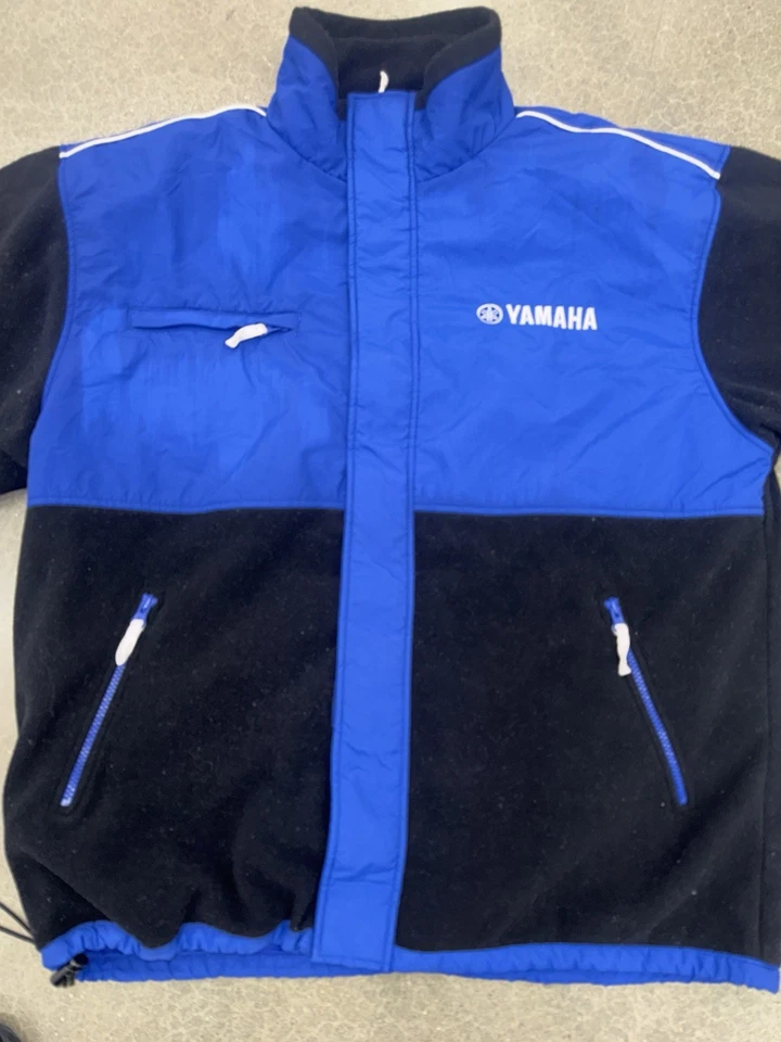Chaqueta polar cortavientos vintage años 00 Y2K Yamaha Motorsport Racing Team talla 2XL Foto 3 de 4