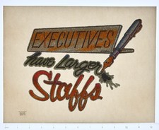 VINTAGE 1970s Heat Transfer | Executives Have Larger Staffs - Roach '79