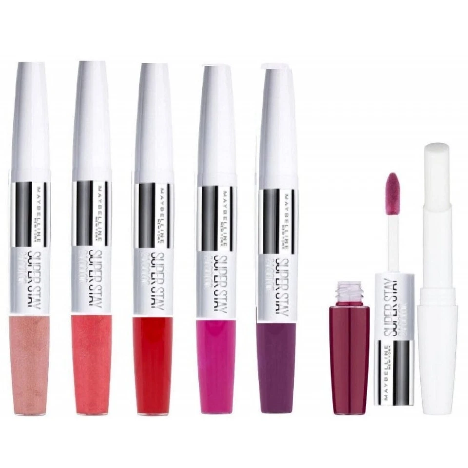 Maybelline Super Stay 24 Hour 2 Step Lippenstifte & Balm-Wählen Sie Ihre Farbe - Bild 1 von 1