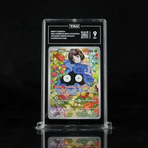 TAG 9 Erika's Tangela 218/217 Ascended Heroes Illustration Rare Holo