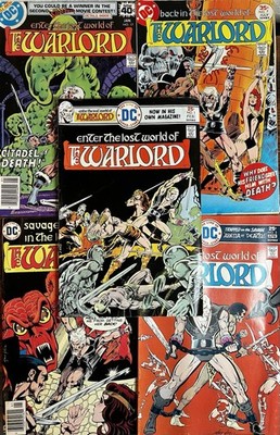 The Warlord  #1 2 4 7 17   1976 2nd Appearance DC Comics