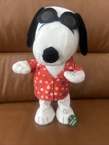 Peluche Porte-clés Snoopy Joe Cool – Fluffy, Japon 2022, Neuf