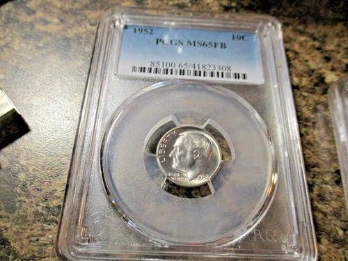 1952-P Roosevelt Dime — photo from the most recent tracked eBay sale