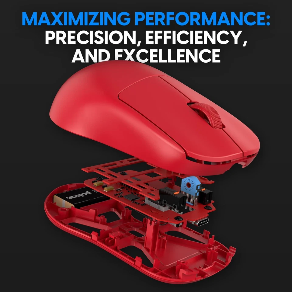 X2H mini Wireless Gaming Mouse, Limited Color Edition, Ultra Lightweight 1.83... - Image 2 of 4