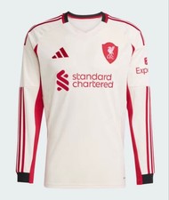 adidas L.P. FC 25/26 Away Long Sleeve Jersey XL White Fan edition Unused