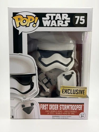 Funko Pop! Star Wars  First Order Stormtrooper #75 Exclusive W/Protector