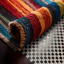 2' X 10' White Non Skid Dual Surface Non-Slip Rug Pad