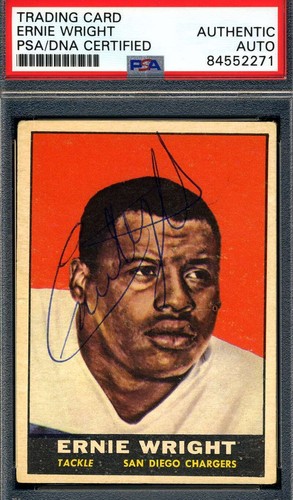 Ernie Wright #171 1961 Topps card