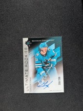 2024-25 Upper Deck Ultimate Collection Collin Graf Rookie Auto RC #/299 Sharks