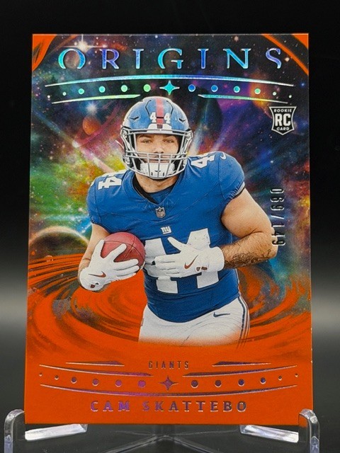 CAM SKATTEBO (RC) 2025 Panini Origins #123 ORANGE ~ Rookie /149