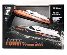 UDI RC Venom RC Power Boat 2.4GHz 25km/h High Speed Remote Control Toy NIB