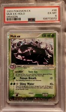 Muk ex 96/97 EX Dragon Holo Double Swirls Pokemon Card Psa Graded  on eBay