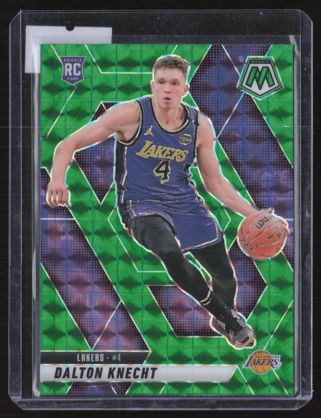 Dalton Knecht 2024-25 Panini Mosaic Green Mosaic #238 RC